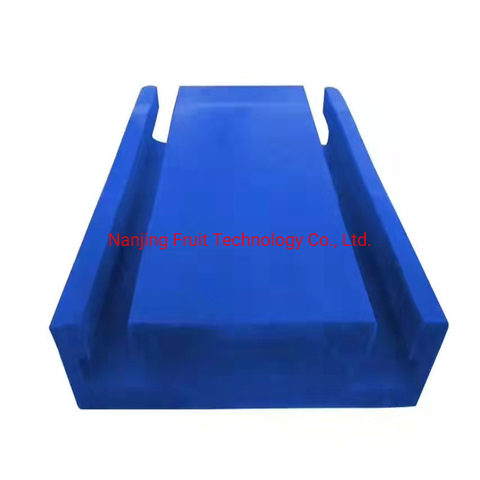 Fornecedor chinês personalizado Trilho de guia lateral do transportador UHMWPE / Faixa guia de corrente virgem HDPE / Guia de corrente UHMW colorido OEM Produto de plástico não padrão personalizado