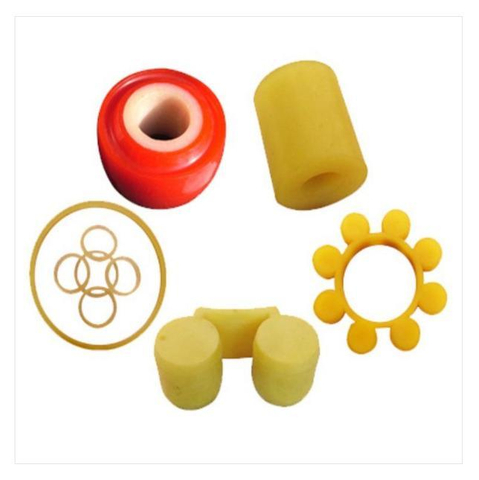 Fabricante de plástico para personalização de moldes peças de poliuretano resistentes ao desgaste amarelas