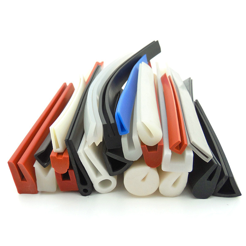 Tipo de ranhura TPE/PVC/tira de vedação contra intempéries de silicone para porta de madeira