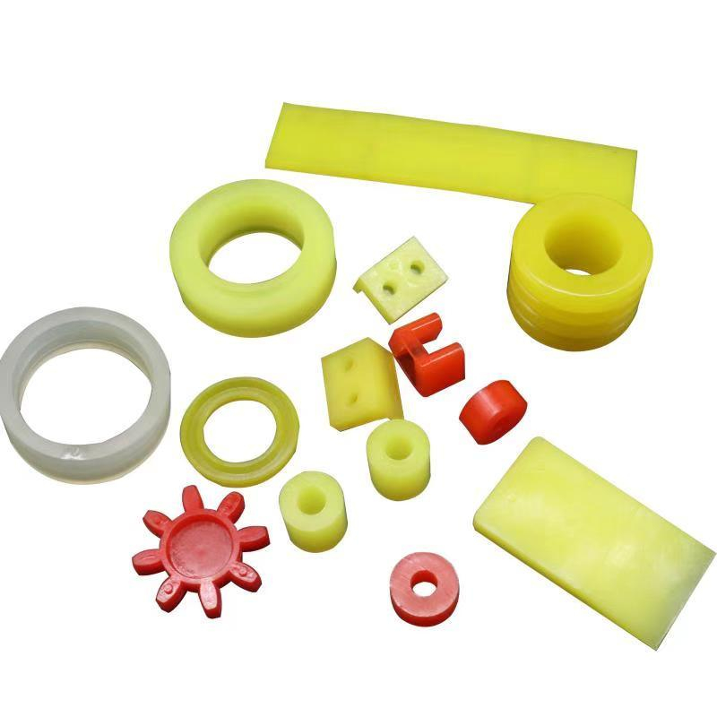 Peças de PU com bucha de poliuretano resistente ao desgaste amarelo Shore 70A-90A da China