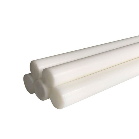 Produtos plásticos POM Rods 15mmx1000mm Rod branco da dureza alta