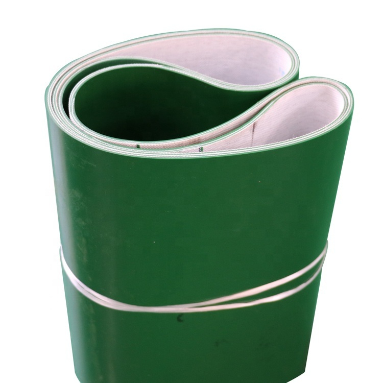 Preço barato 1mm-8mm PVC verde/PU/correias transportadoras de borracha