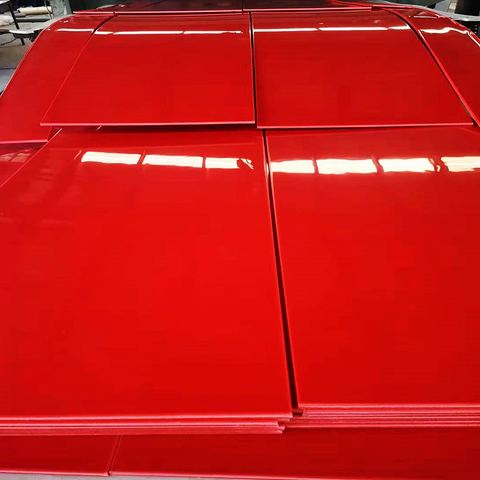 Fornecedor da China Placa Platstic Red Cast PA66/PE/POM Board