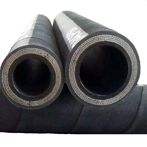 Mangueira hidráulica de alta pressão da China Mangueira de borracha trançada com fio de aço R1 R2 1sn 2sn