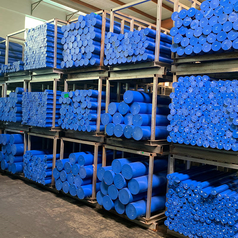 Haste redonda de nylon de plástico com rolamento de alta densidade