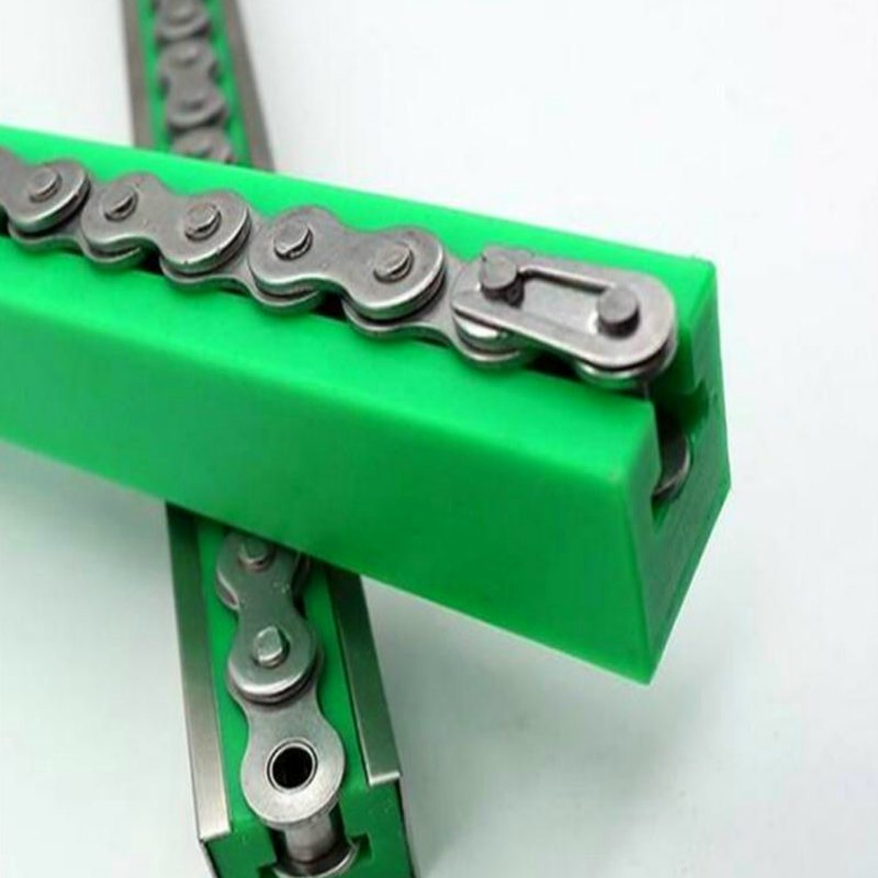 Trilho de guia de corrente de nylon de polímero extrudado de polietileno Upe do produto