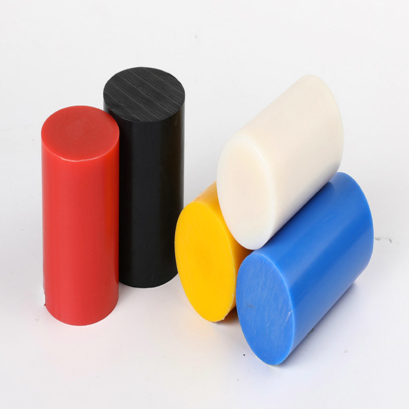 Varas plásticas de nylon do PA redondo da poliamida da resistência à temperatura
