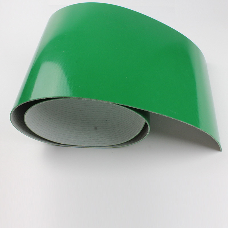 Preço barato 1mm-8mm PVC verde/PU/correias transportadoras de borracha