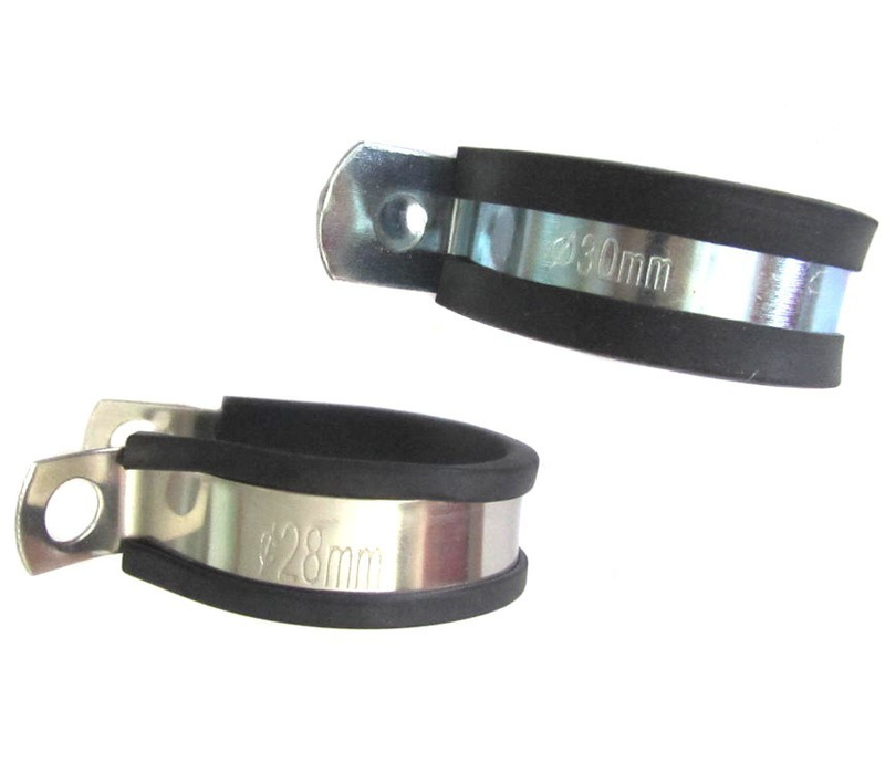 Fabricante de clipes de cabo de fixação de aço inoxidável personalizados com borracha