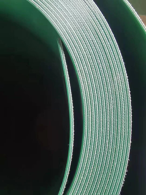 Correias transportadoras de PVC verde fornecedor da China