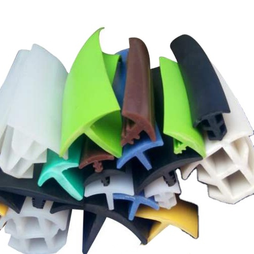 Tipo de ranhura TPE/PVC/tira de vedação contra intempéries de silicone para porta de madeira