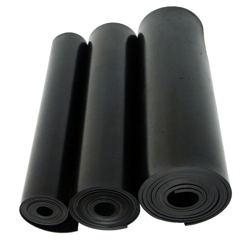 Choque industrial folha absorvente da borracha de silicone do neopreno SBR FKM NBR EPDM da cor