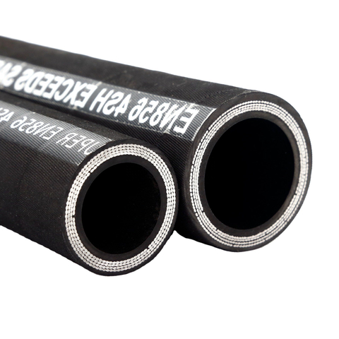 3/4 de polegada SAE 100r2at / 2sn trança de fio de aço de alta pressão resistente a óleo mangueira hidráulica de piques de borracha para escavadeira